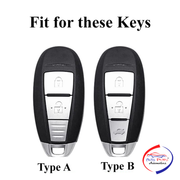 TPU Key Cover Compatible with Baleno, Brezza, S Cross, Ciaz, Swift 3 Button Smart Key