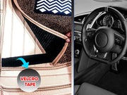 9X Car Floor Mats Luxury Leatherite 9X-Car Floor Mat with Velcro-Tape