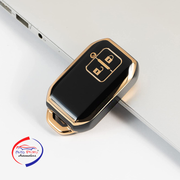 TPU Key Cover Compatible with Suzuki Baleno | Grand Vitara | XL6 | Swift | Brezza | Celerio | Ignis | Ertiga | Dzire 2 Button Smart Key