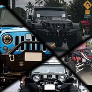 192W 64 LED Fog Light Super Bright With Mounting Brackets Powerful Lighting Range Fit For Car & Motorcycle (White, Pack of 2)