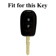 TPU Car Key Cover Compatible With Renault Kiger, Kwid, Duster 2 Button Remote Key