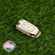 TPU Key Cover Compatible for Toyota Innova, Crysta, Fortuner 3 Button Smart Key