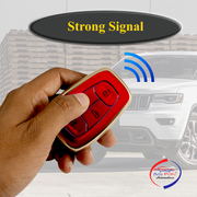 TPU Key Cover Compatible with Tata Nexon | Harrier | Safari | Altroz | Tigor | EV | Punch | Tiago EV Electric 4 Button Smart Key Only