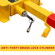 Wheel Clamp Lock Universal Security Adjustable Anti Theft Yellow Red Wheel Lock