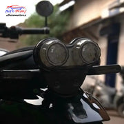 Auto Pearl 40LED 12V Motorcycle Tail Light Integrated Running Lamp Brake &Turn Signal Light with License Plate Bracket Compatible with RE Hunter 350, Himalayan 450, Meteor 350, Harley, Reborn 350