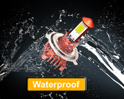 Auto Pearl High Brightness CYT Front DC Headlight Bulb 3-Side H4 White LED 40W (Pack of 1)