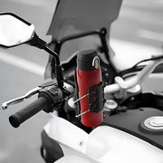 Auto Pearl Motorcycle Bottle Holder | 360° Rotatable | Adaptive Folding | Durable Nylon | Universal Fit | Black