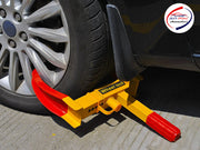 Wheel Clamp Lock Universal Security Adjustable Anti Theft Yellow Red Wheel Lock
