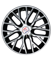 Press Type Hubcap Phoenix Wheel Cover Replacements for OEM Steel Wheels Polypropylene Material with Retention Ring | Set of 4 Pcs