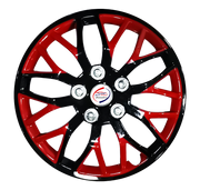 Press Type Hubcap Viva Wheel Cover Replacements for OEM Steel Wheels Polypropylene Material with Retention Ring | Set of 4 Pcs