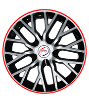 Press Type Hubcap Phoenix Wheel Cover Replacements for OEM Steel Wheels Polypropylene Material with Retention Ring | Set of 4 Pcs