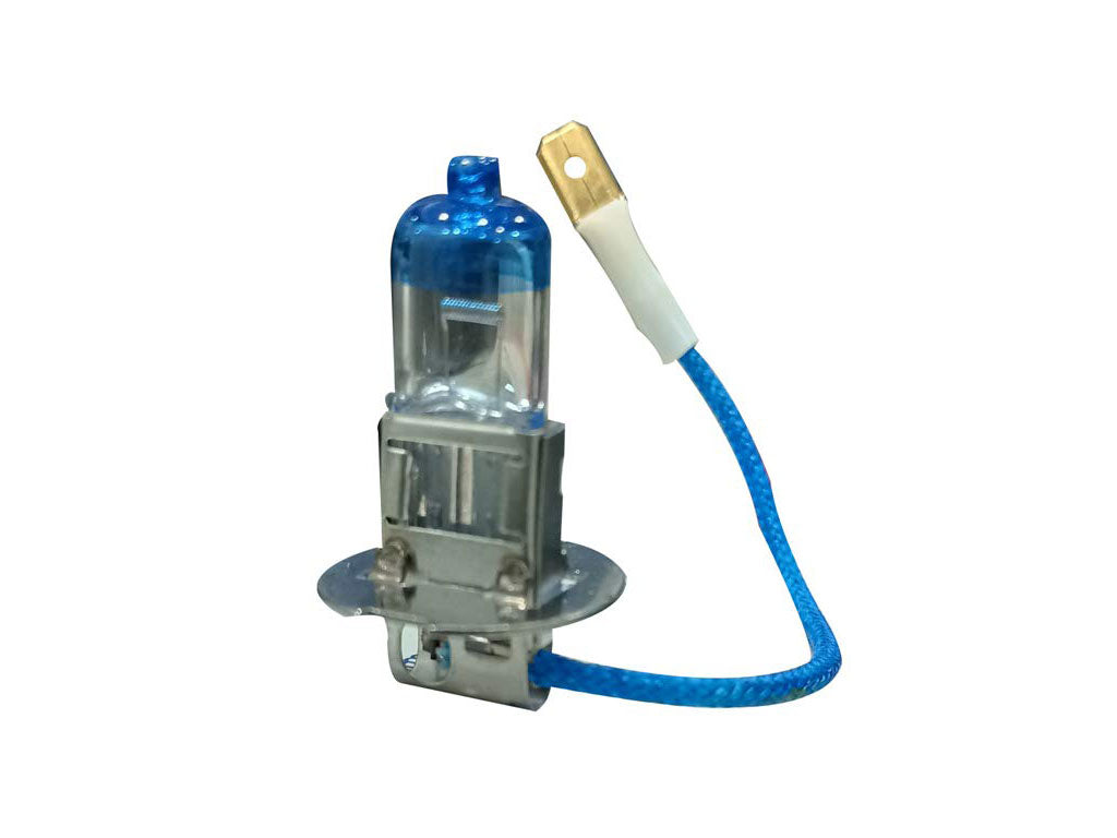 Auto Pearl Sapphire Series H3  Cool Blue Halogen Head Light Bulb (100W, 12V) Compatible for most of the Cars