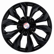 Press Type Hubcap Pearl Wheel Cover Replacements for OEM Steel Wheels Polypropylene Material with Retention Ring | Set of 4 Pcs