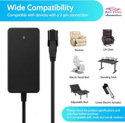 29V-2.1A Power Adapter for Recliner and Lift Chair with Recliner Connector