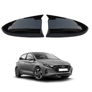 Auto Pearl Batman Style Car Side Mirror Cover Cap, ABS Material, Black, Compatible for All Car (Pack of 2)