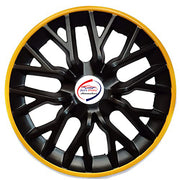 Press Type Hubcap Phoenix Wheel Cover Replacements for OEM Steel Wheels Polypropylene Material with Retention Ring | Set of 4 Pcs