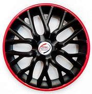 Press Type Hubcap Phoenix Wheel Cover Replacements for OEM Steel Wheels Polypropylene Material with Retention Ring | Set of 4 Pcs