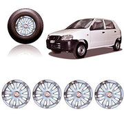 R12 Press Type Hubcap Alto 2012 Wheel Cover Replacements for OEM Steel Wheels Polypropylene Material with Retention Ring | Set of 4 Pcs