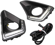 LED Daytime Running Light with Fog Lamp Cover for Hyundai I10 Grand (Set of 2)