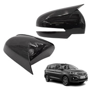 Auto Pearl Batman Style Car Side Mirror Cover Cap, ABS Material, Black, Compatible for All Car (Pack of 2)