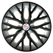 Press Type Hubcap Phoenix Wheel Cover Replacements for OEM Steel Wheels Polypropylene Material with Retention Ring | Set of 4 Pcs