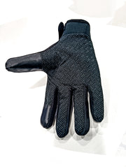 Bike Riding Gloves with Touch Screen Sensitivity Riding Full Gloves Riding Gloves  Blue with Black