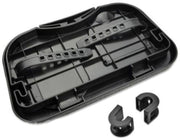 Car Travel Plastic Foldable Meal Drink Cup Tray Holder Mini Dining Table (Pack of 2)