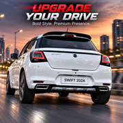 Bumper Diffuser Rear Reflector Imported Quality Compatible with Swift 2024 | Auto Pearl