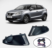 Car Fog Lamp LED Reflector for New Maruti Suzuki Baleno New (Set of 2)
