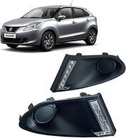 Car Fog Lamp LED Reflector for New Maruti Suzuki Baleno New (Set of 2)
