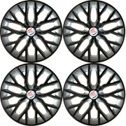 Press Type Hubcap Phoenix Wheel Cover Replacements for OEM Steel Wheels Polypropylene Material with Retention Ring | Set of 4 Pcs