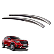 O.E. Type Roof Rail for Seltos 2019 (Set of 2)|Silver Black