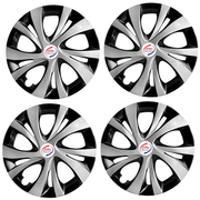 Press Type Hubcap Swift5 Wheel Cover Replacements for OEM Steel Wheels Polypropylene Material with Retention Ring | Set of 4 Pcs