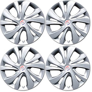 R14 Press Type Hubcap Dzire T5 Wheel Cover Replacements for OEM Steel Wheels Polypropylene Material with Retention Ring | Set of 4 Pcs