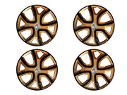 Press Type Hubcap Altroz Wheel Cover Replacements for OEM Steel Wheels Polypropylene Material with Retention Ring | Set of 4 Pcs