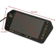 7 Inch Bluetooth Rear View Dashboard LED Monitor Screen MP5, MP3, with Bumper Camera