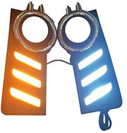 Car Fog Lamp LED Reflector Day time Running Light for - Maruti Suzuki Ignis (Set of 2)
