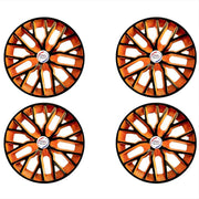 Press Type Hubcap Phoenix Wheel Cover Replacements for OEM Steel Wheels Polypropylene Material with Retention Ring | Set of 4 Pcs