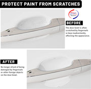 Door Guard Handle Sticker PU Finger Guard Paint Protection for All Car (Set of 4 Pcs)