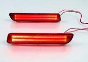 Rear Cat Eye Reflector for Car Arrow Led Rear Bumper DRL Brake Light Cat-Eye Reflector for Innova Crysta