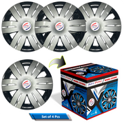 R12 Press Type Hubcap Alto800 Wheel Cover Replacements for OEM Steel Wheels Polypropylene Material with Retention Ring | Set of 4 Pcs