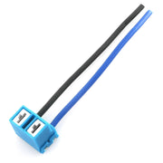 H7 Headlight Bulb Right Angle Ceramic Socket Plug Connector Adapter Wiring Harness (2 Pcs.)