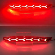 Car Rear Cat Eye Reflector for Car Arrow Led Rear Bumper DRL Brake Light Cat Eye Reflector for Ritz Type-2, WagonR 2019, S-Presso, Ertiga 2018, Ertiga 2012, Baleno 2015, Ciaz, SX4, Ertiga 2016, Dzire Type-1, Dzire 2017, Ritz Type-1, Brezza, Ciaz 2018