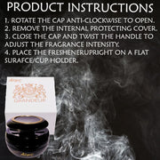 Airpro Grandeur Lush Retreat Car Air Freshner/Car Perfume Diffuser Set 40 g