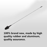 Auto Pearl - APA307 Vehicle Roof Mount Rubber Antenna Mast Flexible Car Antenna with Anti-Theft Design and Car Wash Safe - Black -Spart / Beat / i10 old / Getz