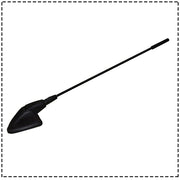Auto Pearl - APA138 Vehicle Roof Mount Rubber Antenna Mast Flexible Car Antenna with Anti-Theft Design and Car Wash Safe - Black for Kwid/Brezza/Triber/City-ZX