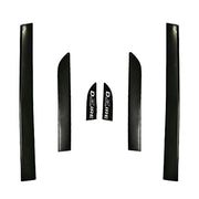 Car Side Door Beading | Black & Chrome Variants | Door Protector & Scratch Guard (Set of 6 Pcs.)