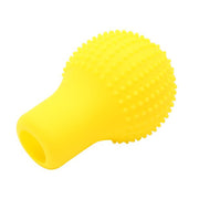Car Non Slip Soft Silicon Cola Color Gear Shift Knob Cover- (Round Shape)