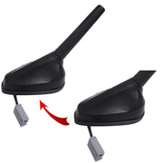 Vehicle Roof Mount Rubber Antenna Mast Flexible Car Antenna with Anti-Theft Design and Car Wash Safe - Black