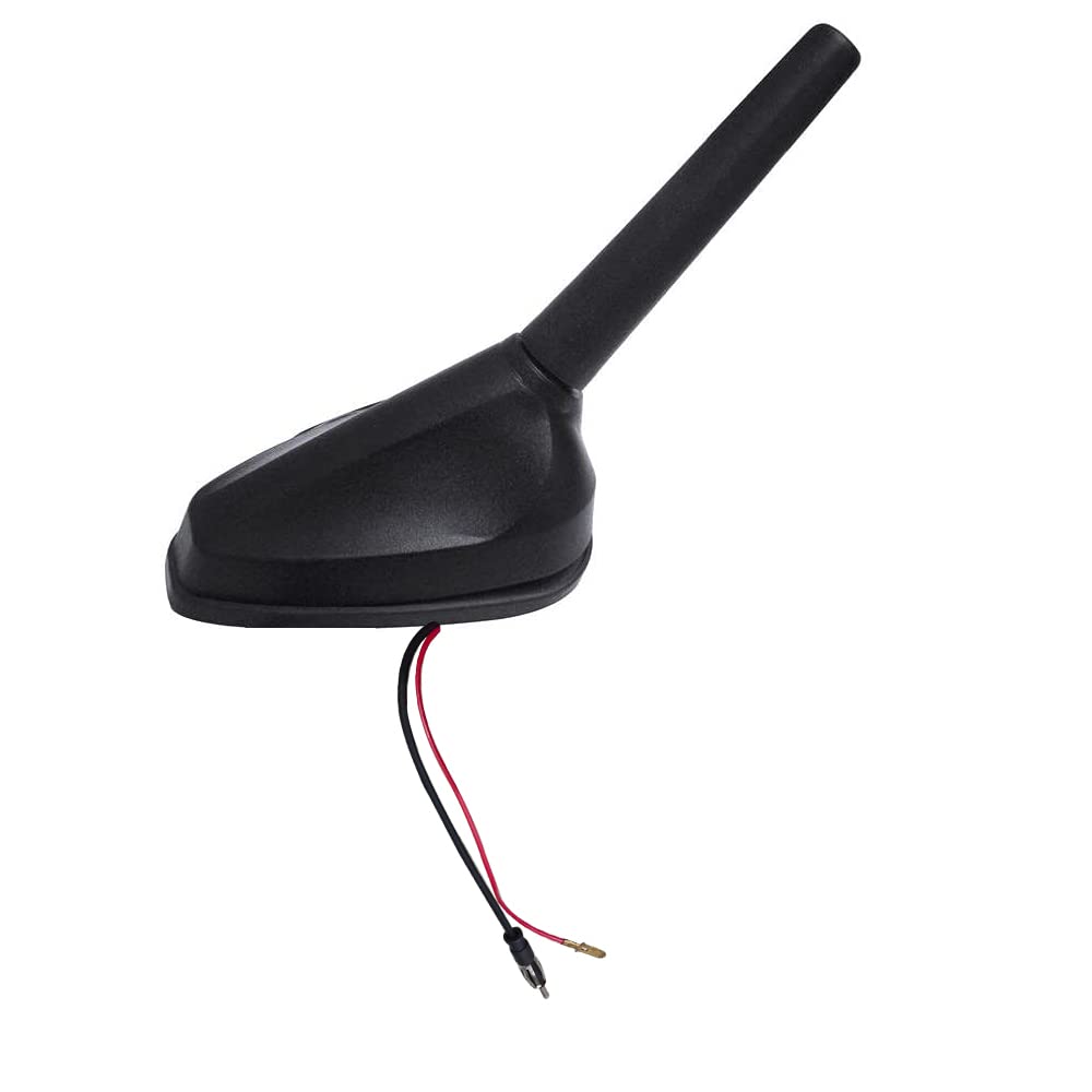 Auto Pearl - Vehicle Roof Mount Rubber Antenna Mast Flexible Car Antenna with Anti-Theft Design and Car Wash Safe - Black -Baleno/Swift/Dzire/S-Cross/Santro 2018/XUV 300/Venue/Harrier/ignis